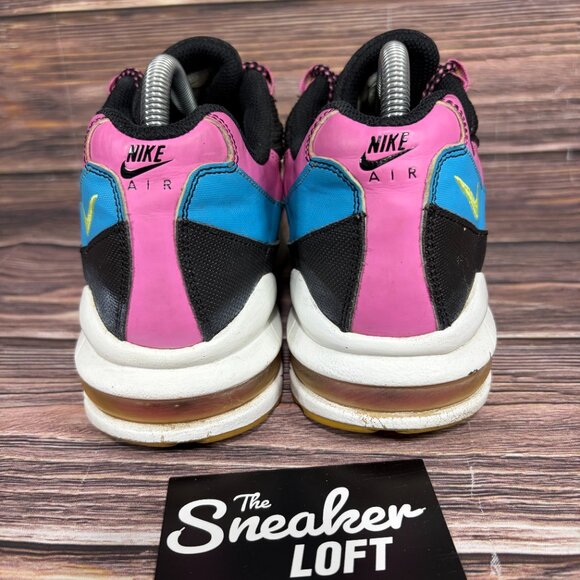 Nike Air Max 95 2013 Women's Black Volt Ice Red Violet Athletic Shoes Size 8.5 - Picture 4 of 8